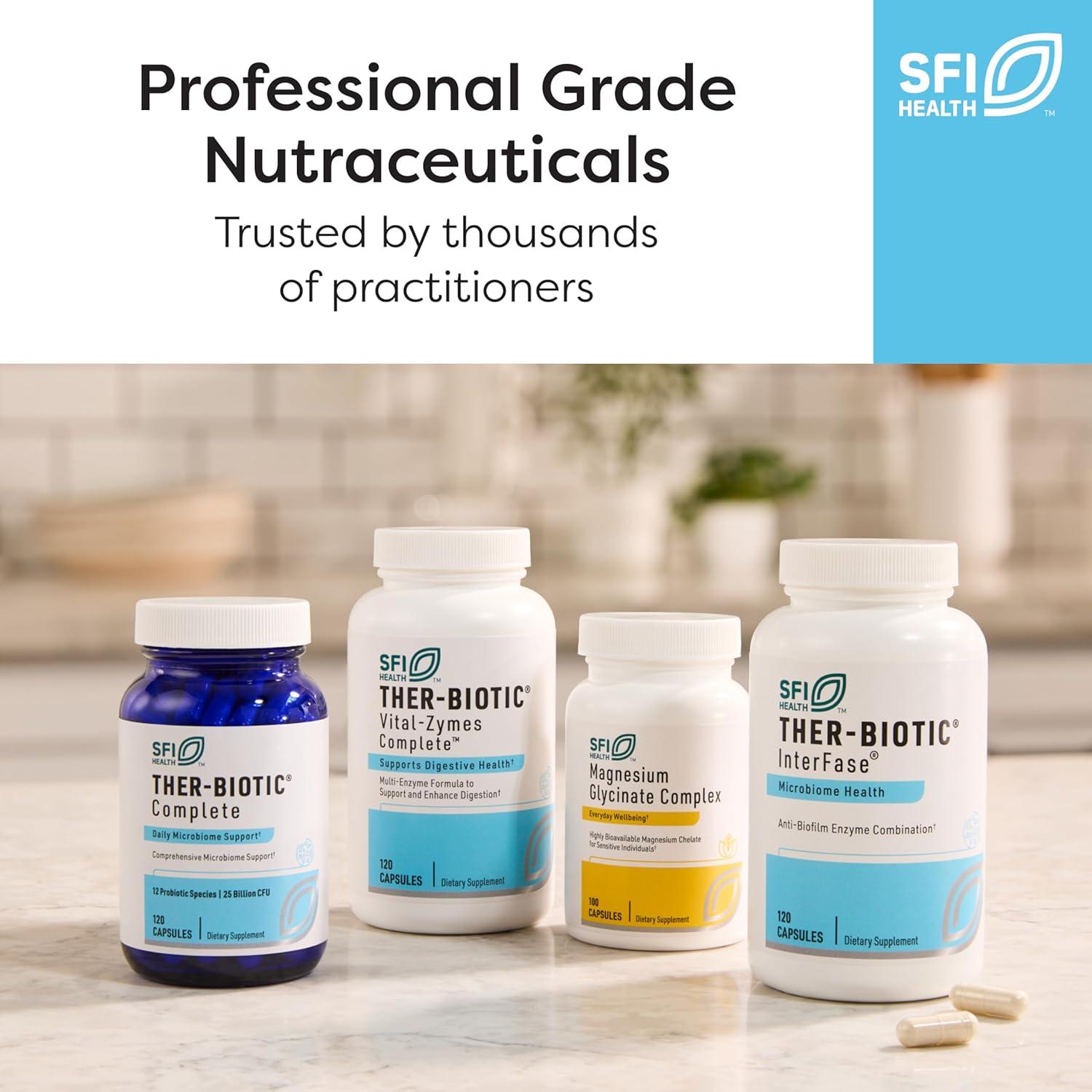 Enzimas Digestivas Klaire Labs SFI - 180 Cápsulas para Digestión