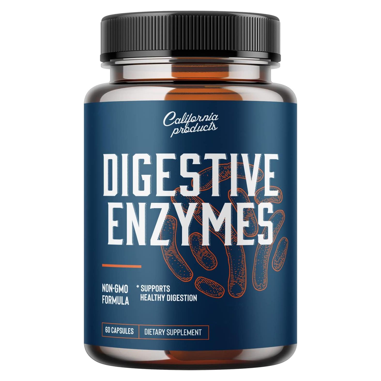 Suplemento de Enzimas Digestivas California Products 68g