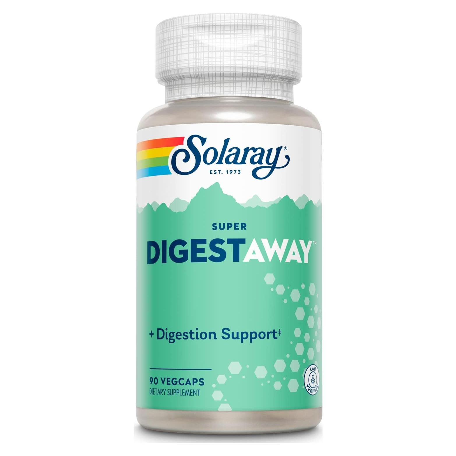 SOLARAY Super Digestaway Enzimas Digestivas 90 VegCaps