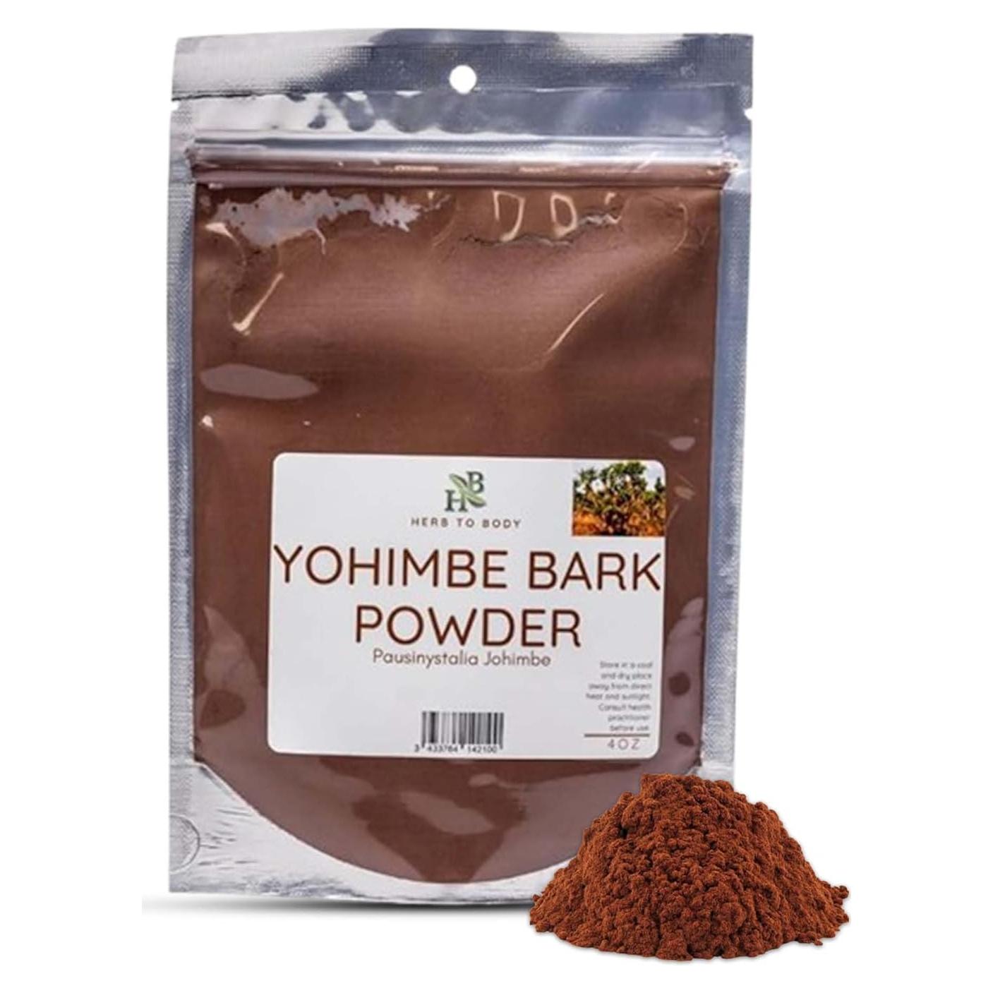 Polvo de Corteza de Yohimbe Herb To Body 113.4 g - Té Herbal