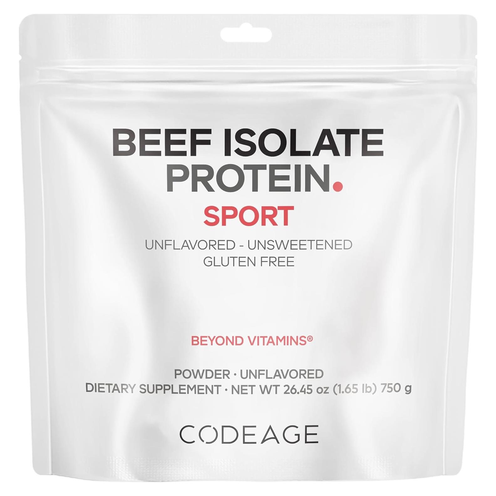 Suplemento de Proteína Aislada de Carne de Res Codeage 750 g