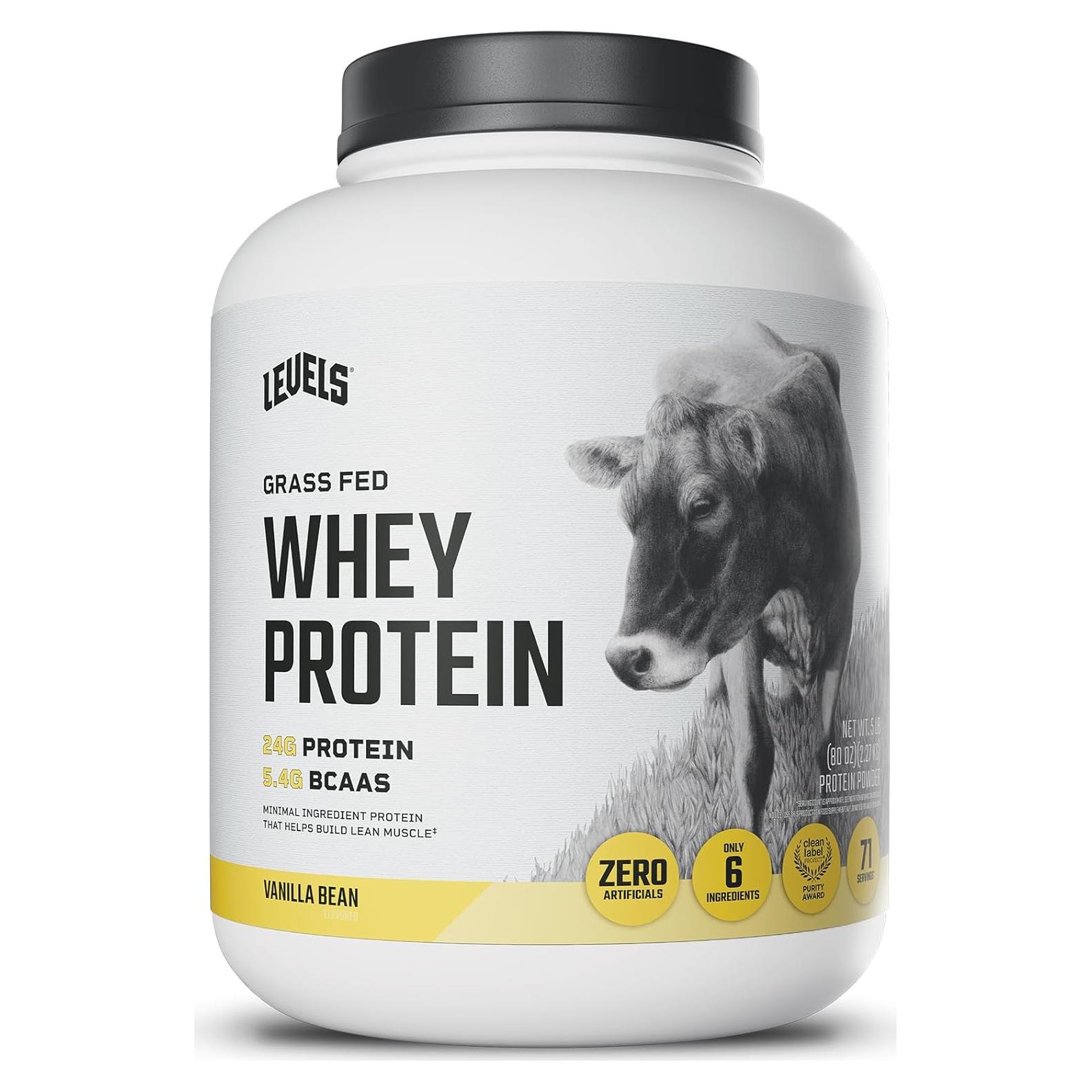 Proteína en Polvo de Suero Levels Vainilla 2.27kg Sin Artificiales