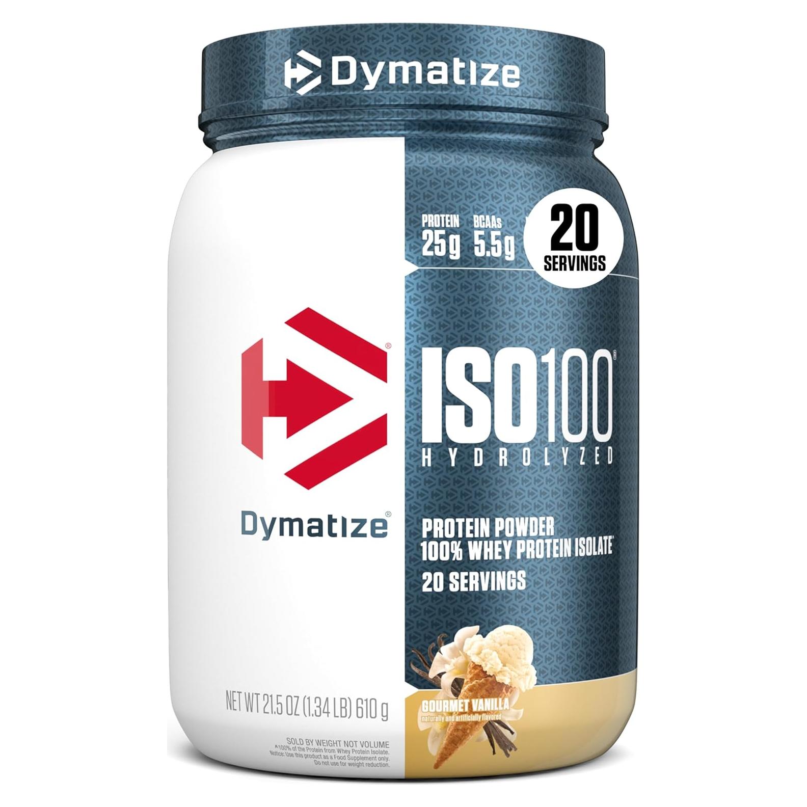 Dymatize ISO100 Proteína de Suero Aislada Vainilla 0.61kg