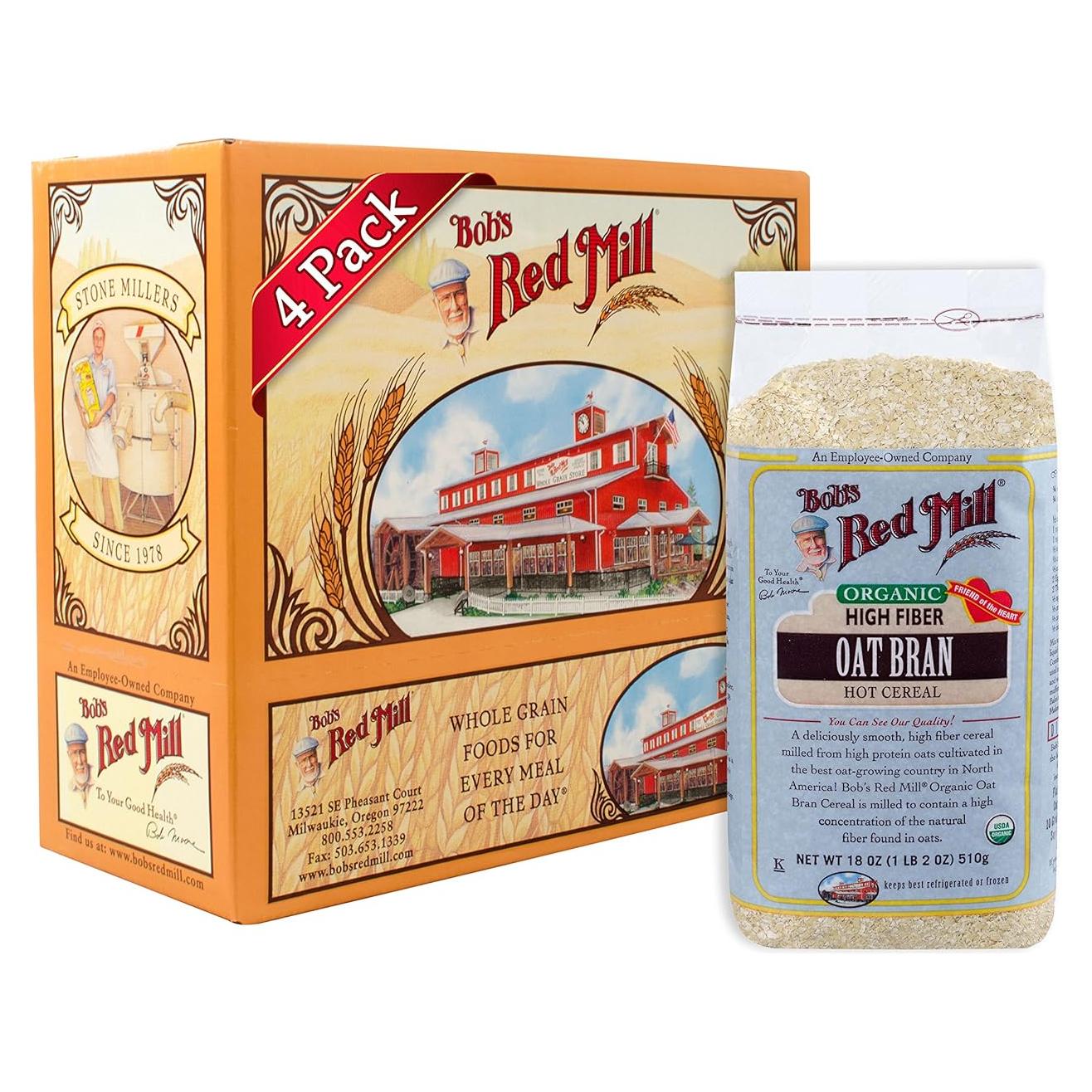 Cereal Caliente de Salvado de Avena Orgánico Bob's Red Mill 2040g