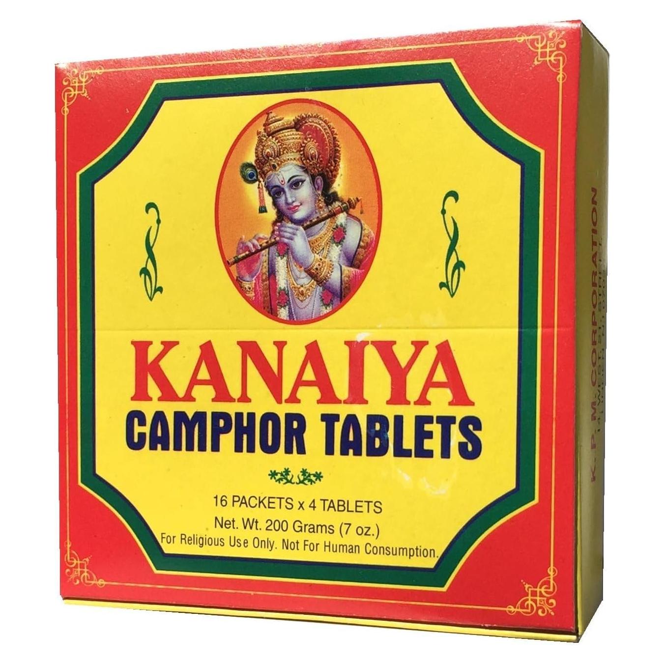 Tabletas de Alcanfor Kanaiya - 200g - 64 tabletas