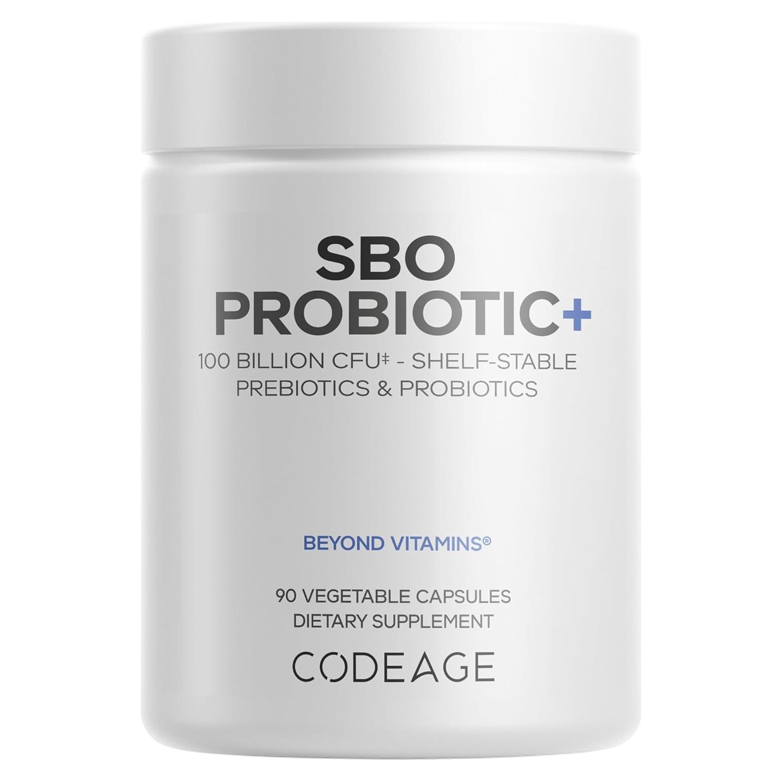 Codeage SBO Probioticos 100 Mil Millones CFUs 90 Capsulas