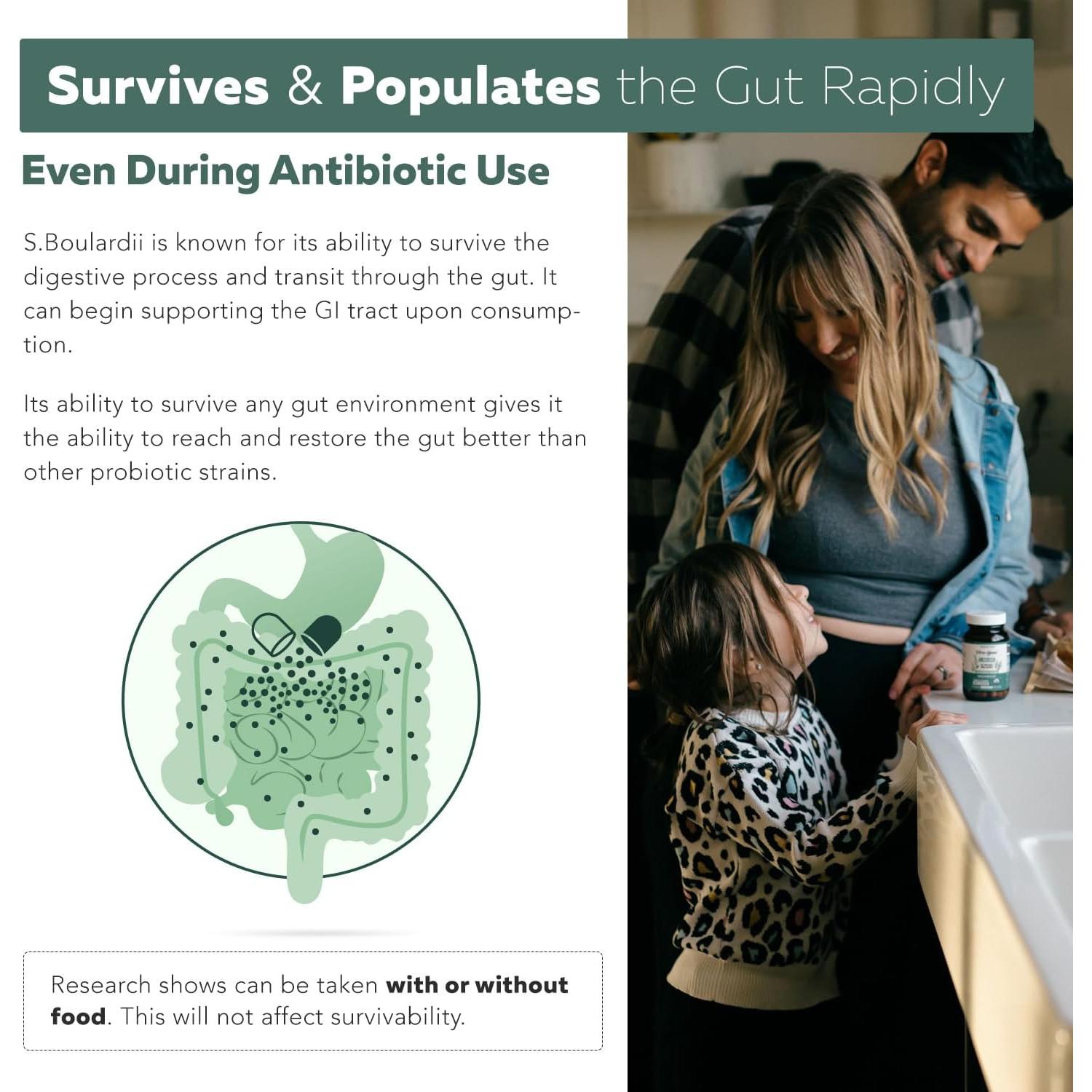 Saccharomyces Boulardii Orgánico 10 Mil Millones UFC - Probiotico