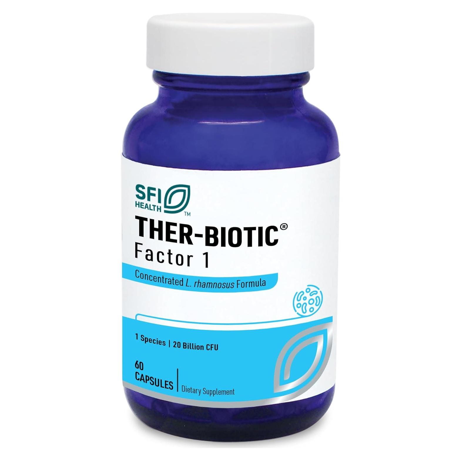 Probiotico Klaire Labs Ther-Biotic Factor 1 60 Cápsulas 20 Mil Millones UFC