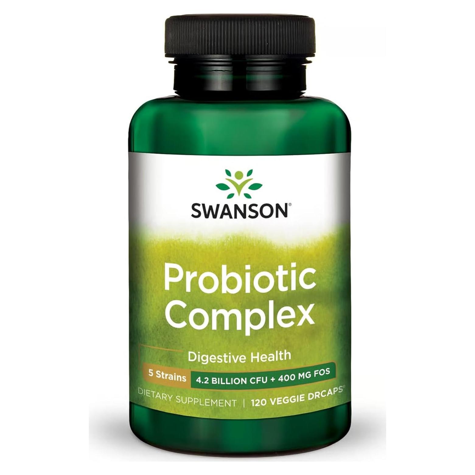 Complejo Probiotico Swanson Ultra 4.2 Mil Millones 120 Cápsulas Veganas