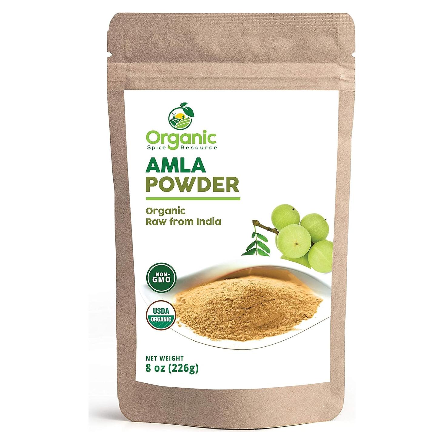 Polvo de Amla Orgánico 226g | Grosella India | 100% Puro