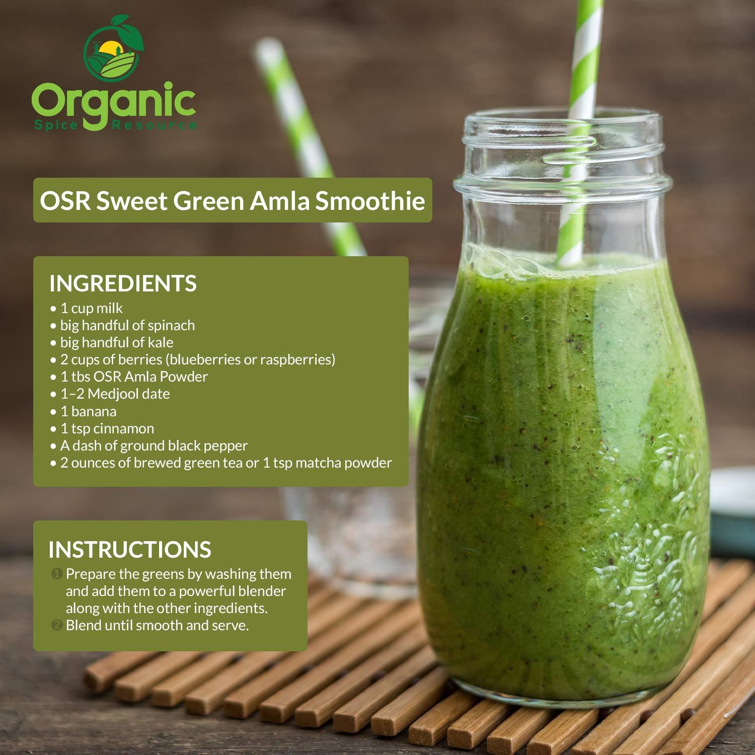 Polvo de Amla Orgánico 226g | Grosella India | 100% Puro