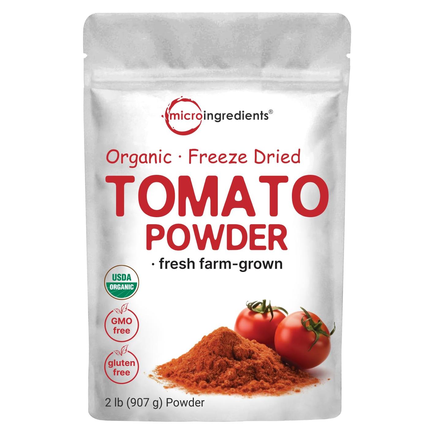 Polvo de Tomate Orgánico Micro Ingredients 0.91kg Sin Gluten