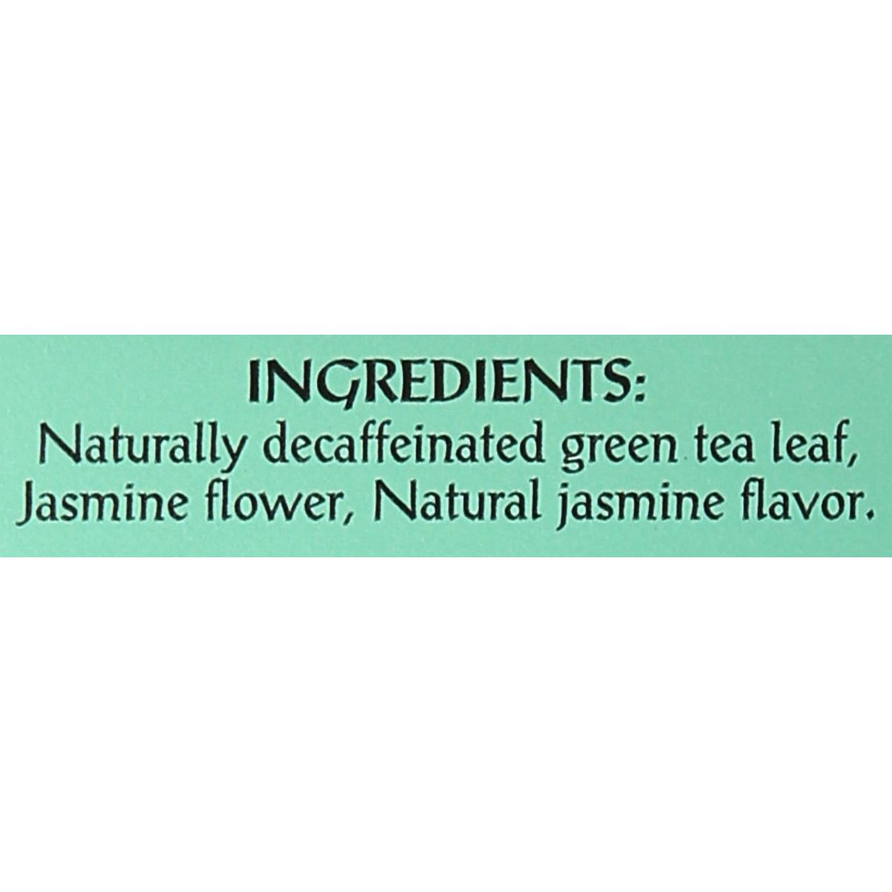 Té Verde Descafeinado Triple Leaf Tea con Jazmín - 20 Bolsitas