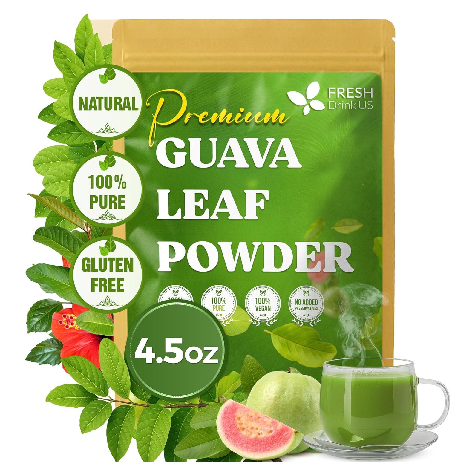 Polvo de Hoja de Guayaba FRESHDRINKUS 127g 100% Natural Sin Aditivos