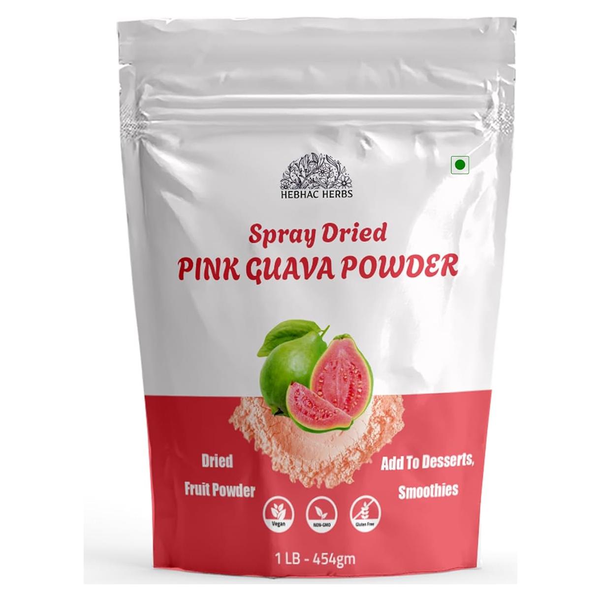 Polvo de Guayaba Rosa 453 g | Mezcla Instantánea Natural