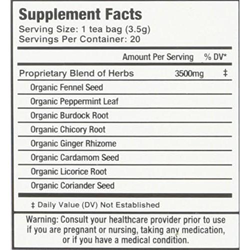 Té Digestivo con Prebióticos Mate Factor - 20 Bolsas