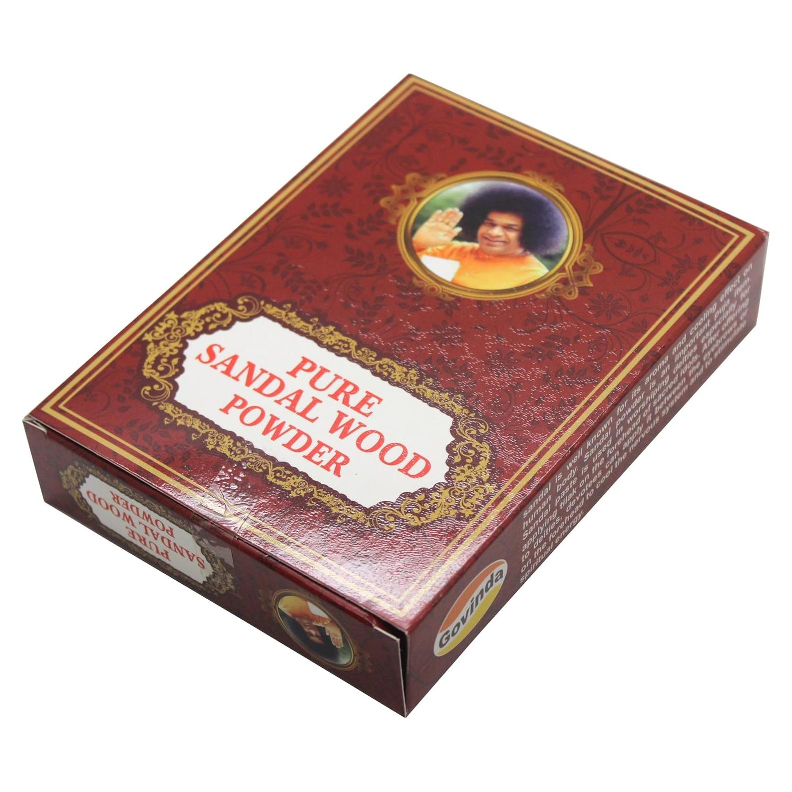 Polvo de Sándalo Puro Govinda 100g - Incienso y Puja