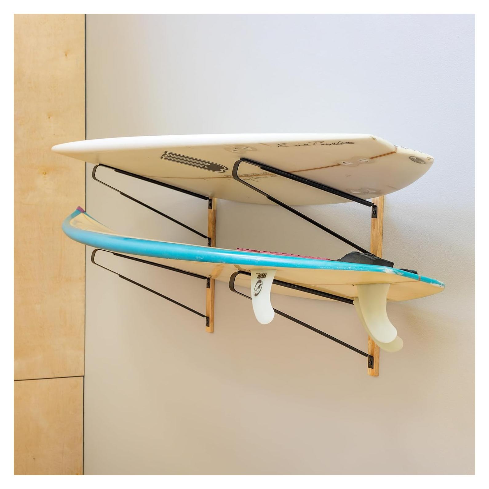 Soporte de Pared para 2 Tablas de Surf StoreYourBoard
