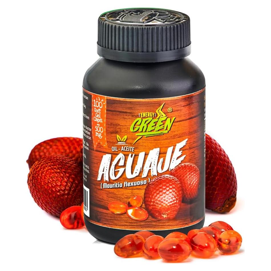 Cápsulas de Gel Suave de Aceite de Aguaje Amazon Andes 100% Vegano