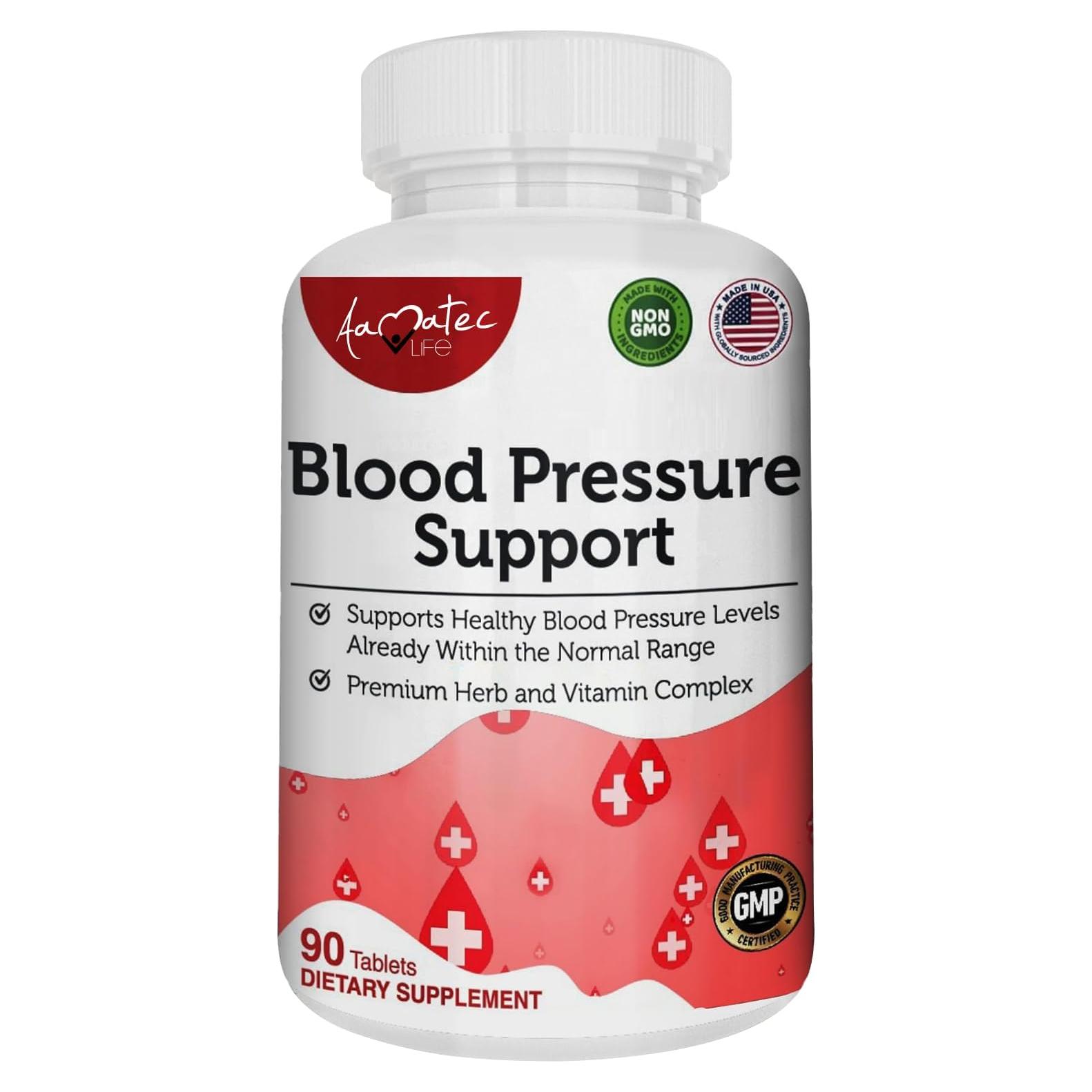 Suplemento Natural Amate para Presión Arterial 90 Cápsulas