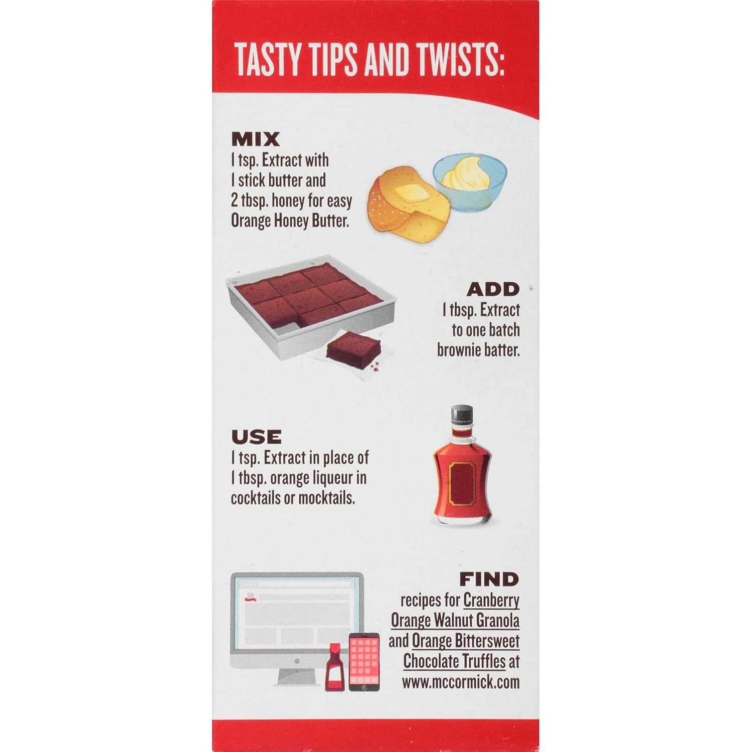 Extracto de Naranja Puro McCormick 59.15 ml Sin Gluten