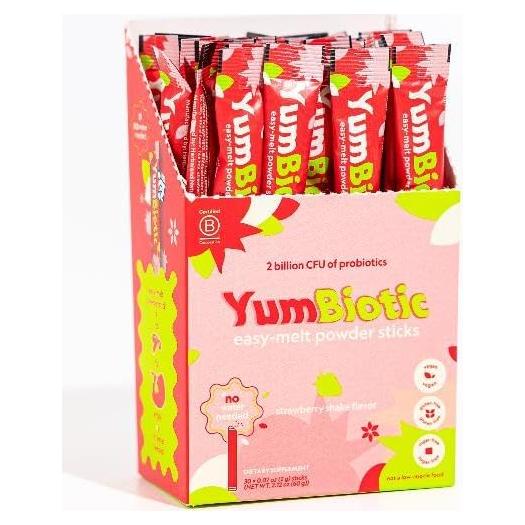 YumBiotic Herbaland Polvo en Stick Vegano 2 Mil Millones Probioticos