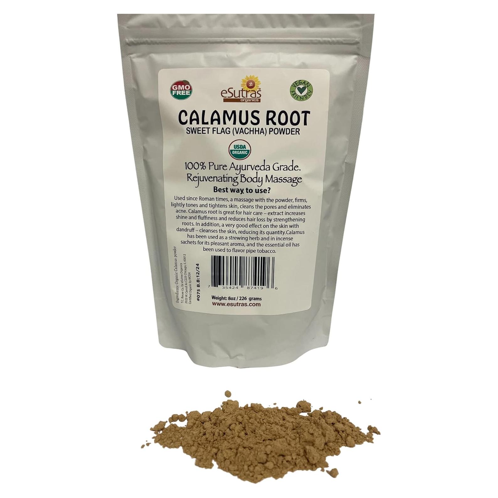 Polvo de Calamus eSutras Organics 227g | Raíz Pura Orgánica