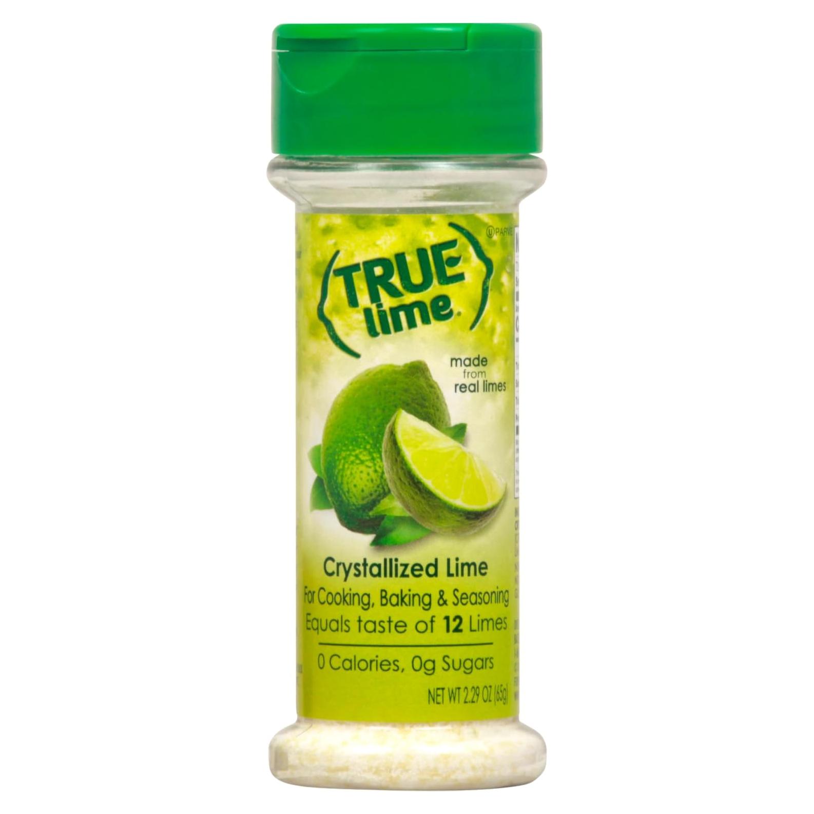 Shaker de Lima Cristalizada True Lime 65 g - Sabor Natural