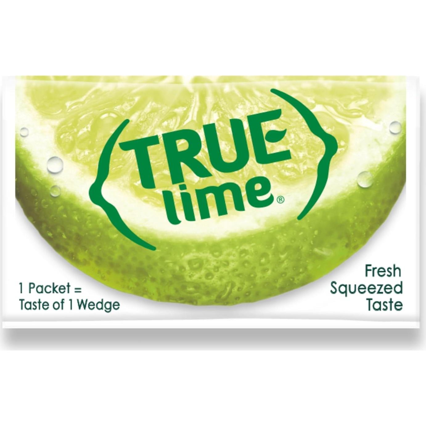 True Lime 500 Paquetes Saborizantes de Lima Cristalizada