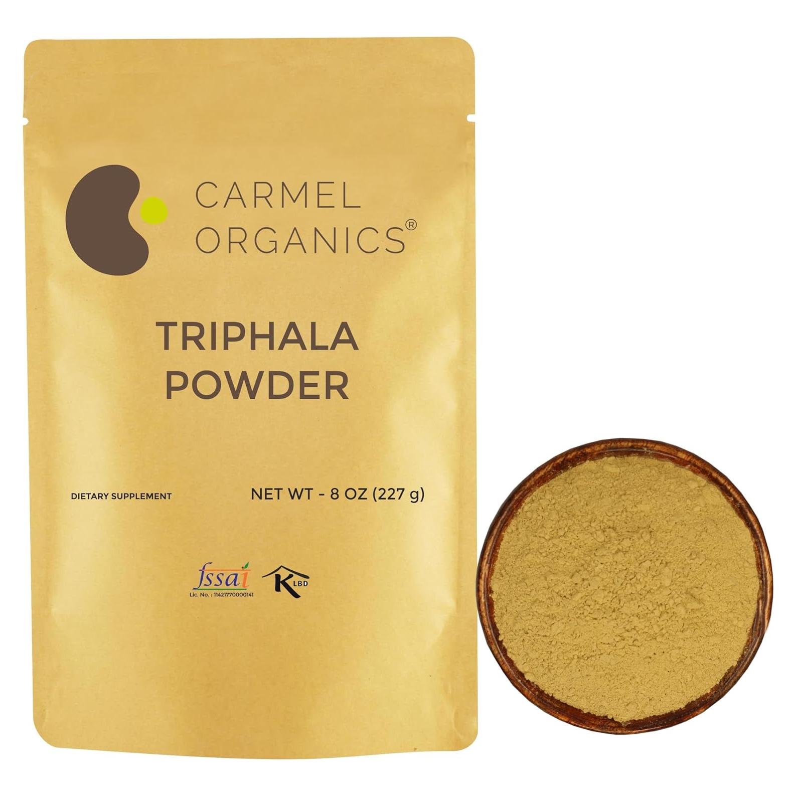 Polvo de Triphala 227g Carmel Organics | Soporte Digestivo