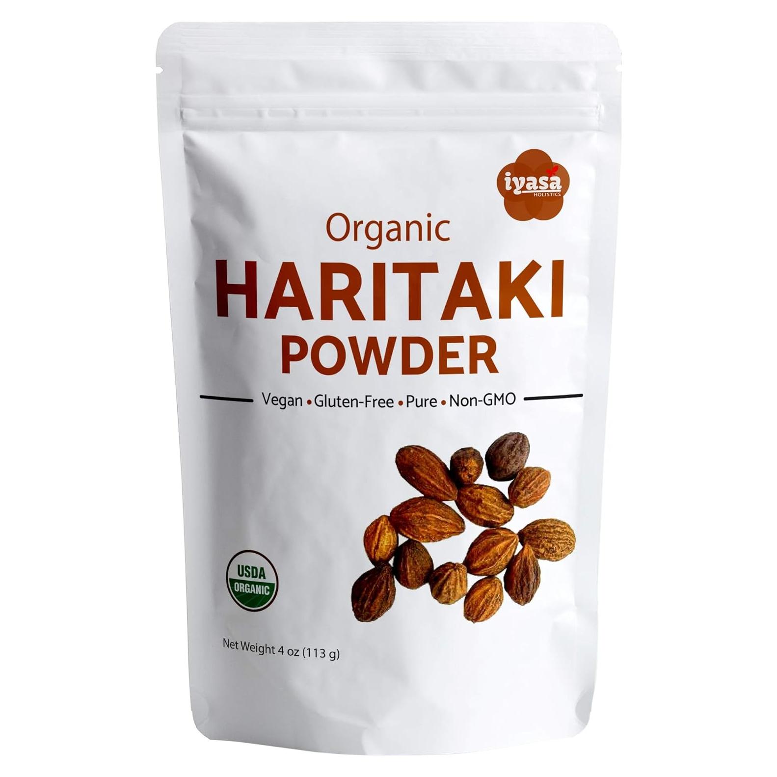Polvo de Haritaki Orgánico Iyasa 113.4g - Superalimento Digestivo