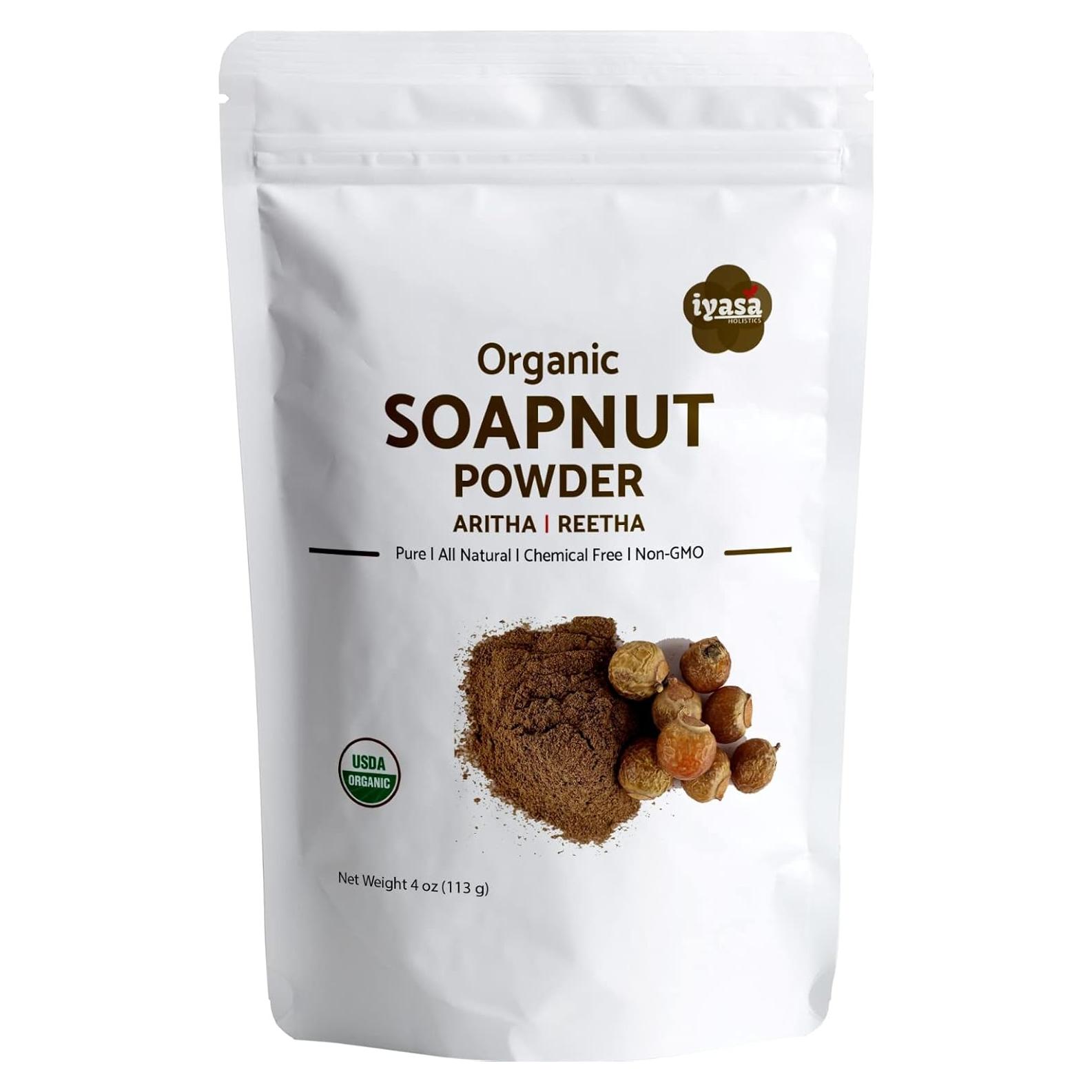 Polvo de Nuez de Jabón Orgánico Iyasa 113.4g - Limpiador Natural