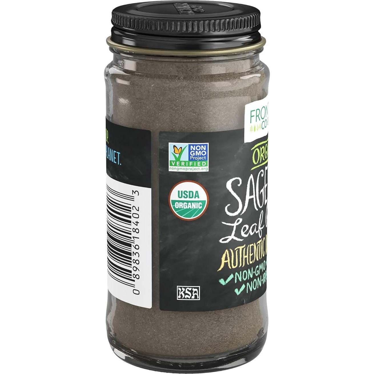 Especia Orgánica de Hoja de Salvia Frontier 22.68g