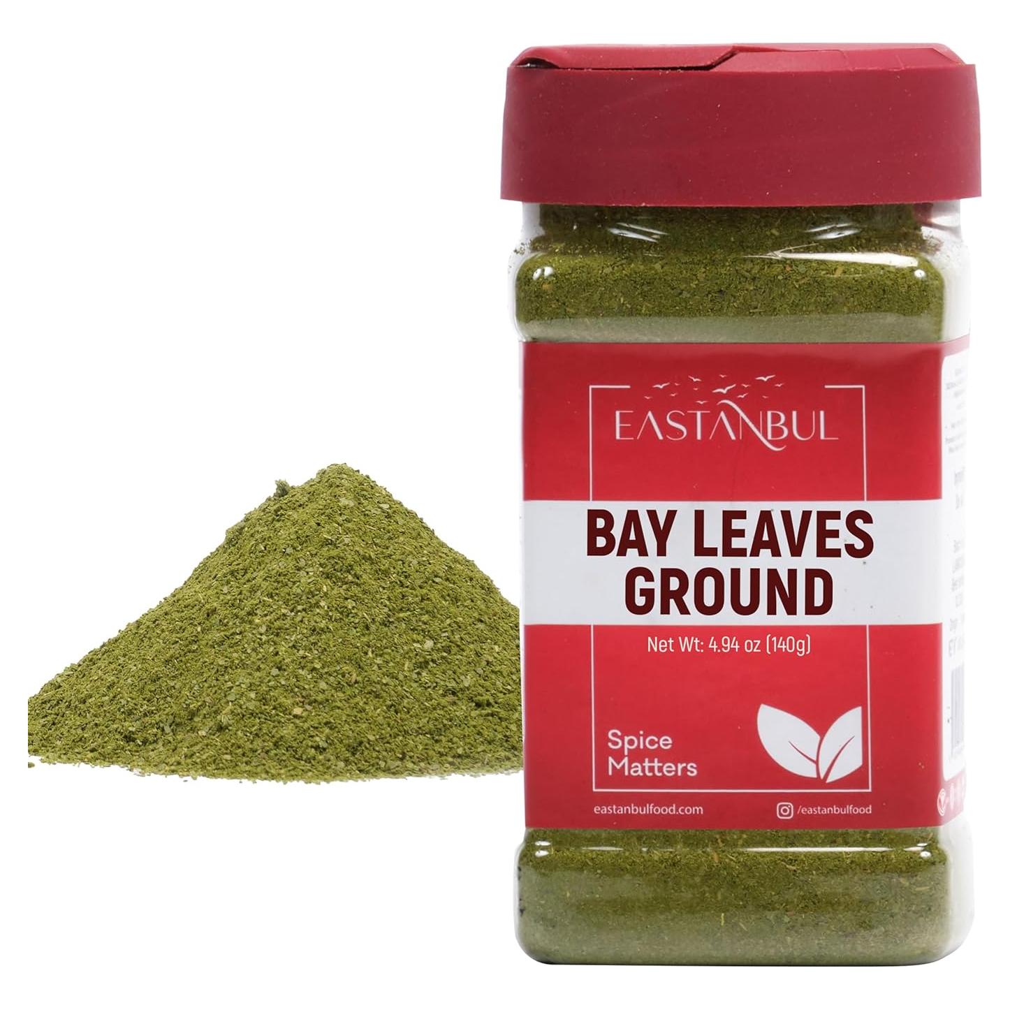 Polvo de Hojas de Laurel Eastanbul 140g - Especia Natural Vegana