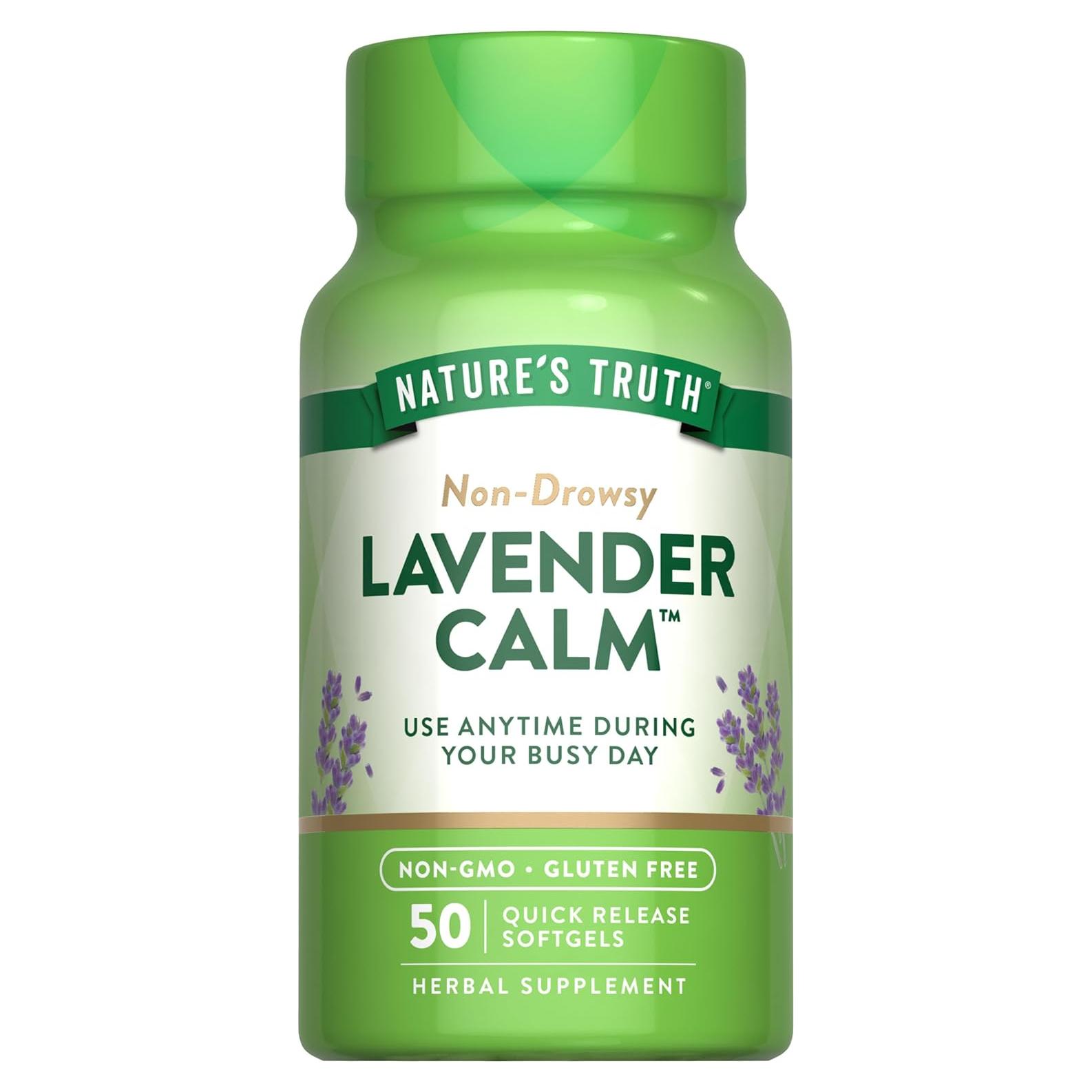 Suplemento Gel Suave de Lavanda La Verdad de la Naturaleza 50 Unidades