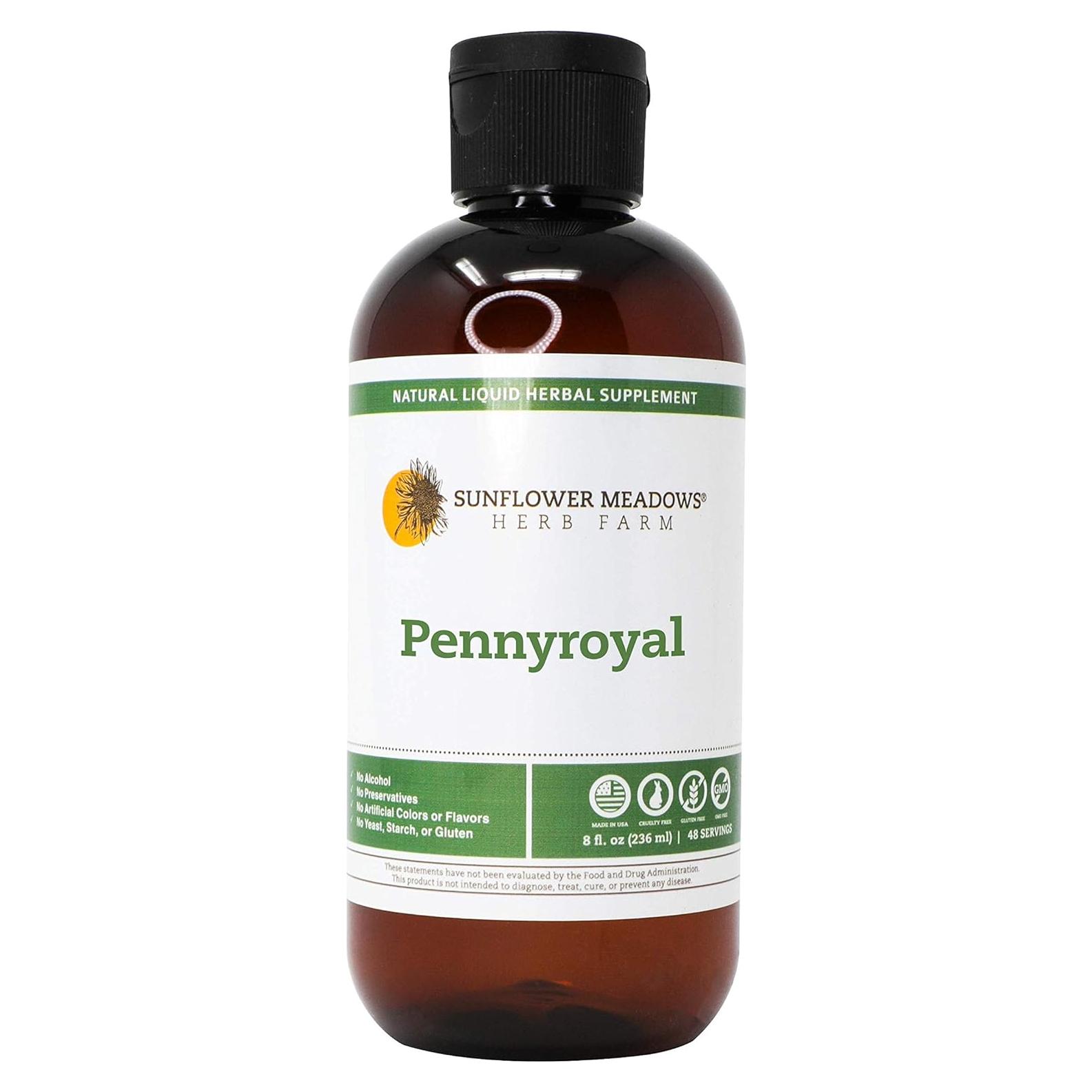 Suplemento Herbal Líquido Pennyroyal 240ml - Sin Alcohol y Orgánico