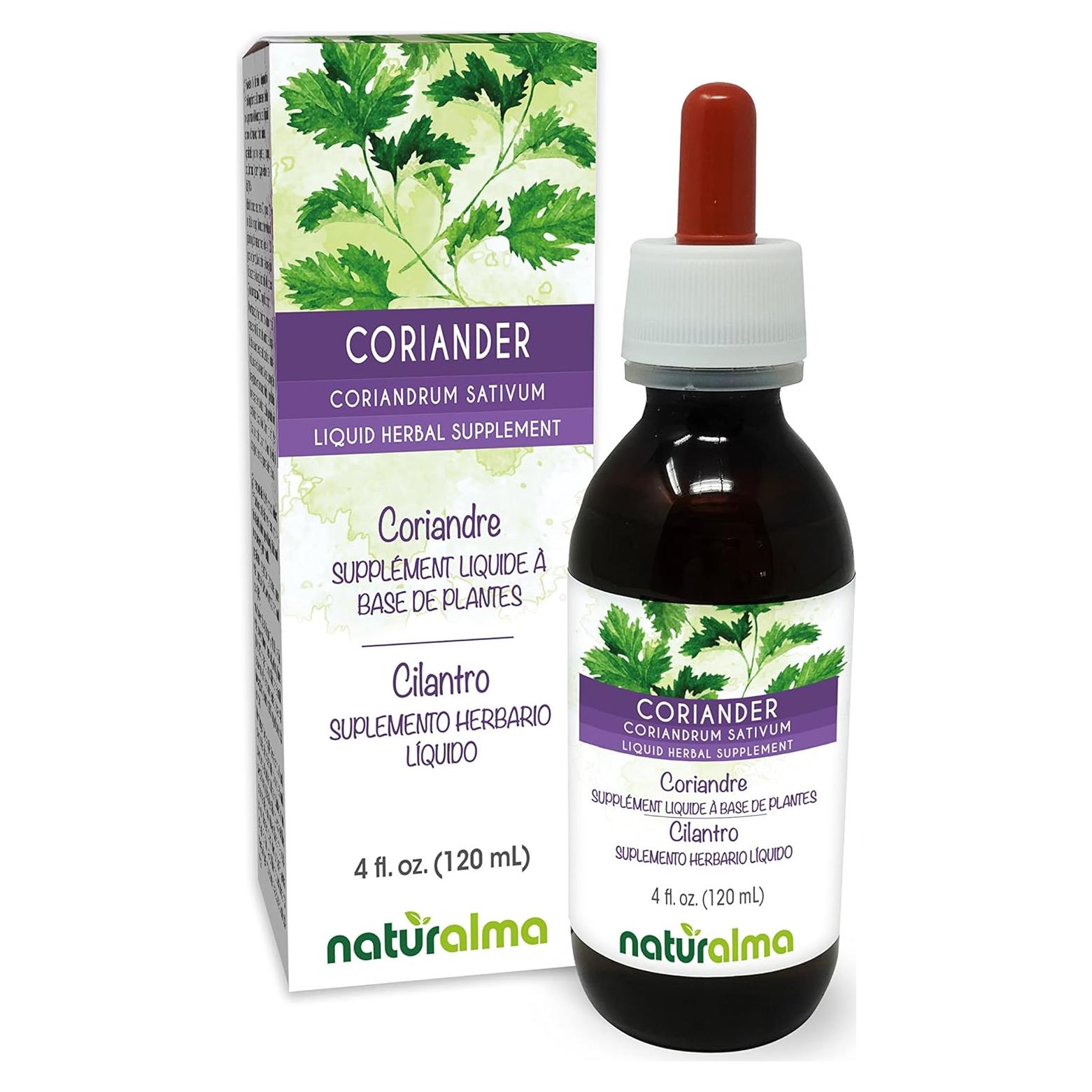 Tintura de Cilantro Naturalma 118.29 ml Sin Alcohol Vegano