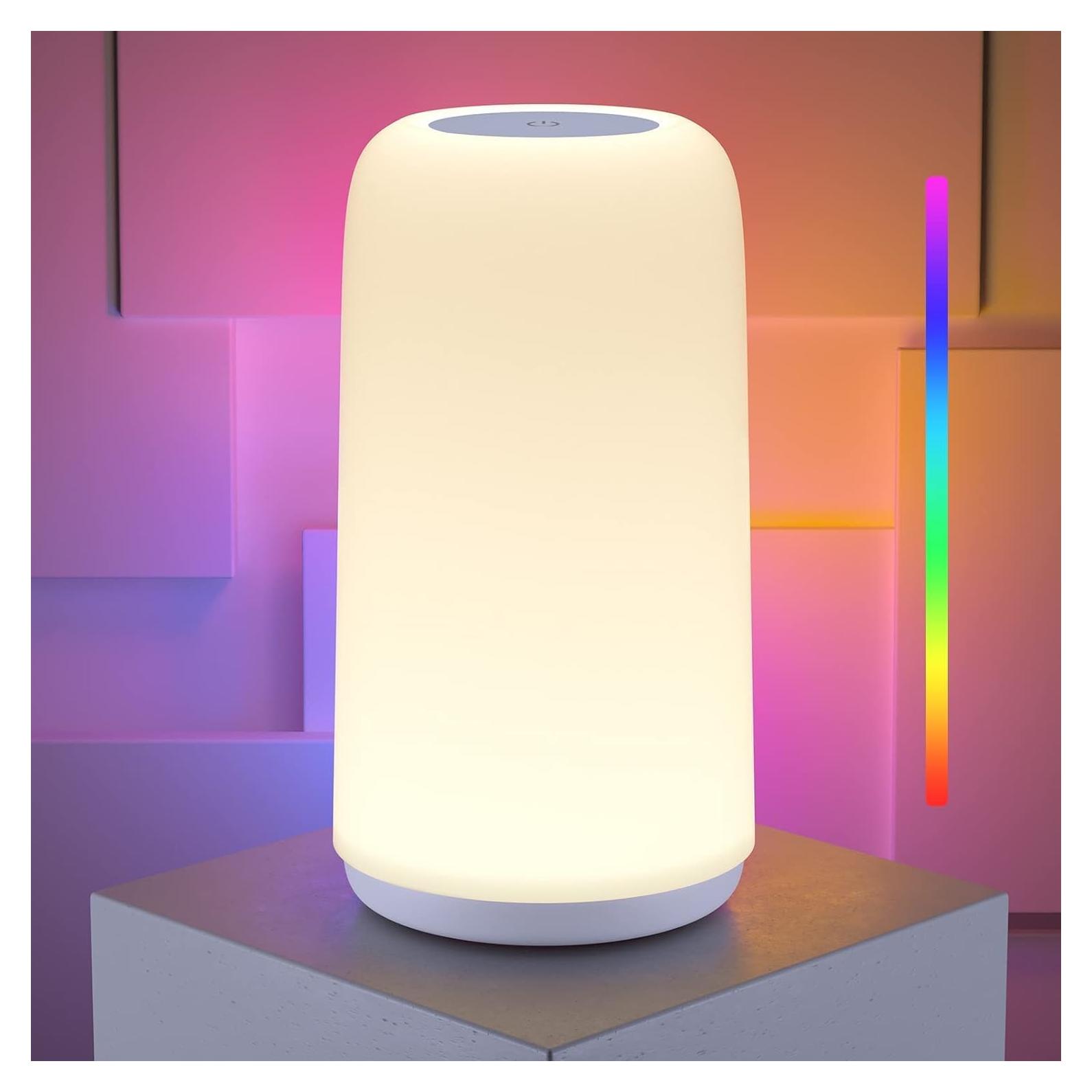 Lámpara de Mesa Táctil ROOTRO T16 LED Regulable RGB