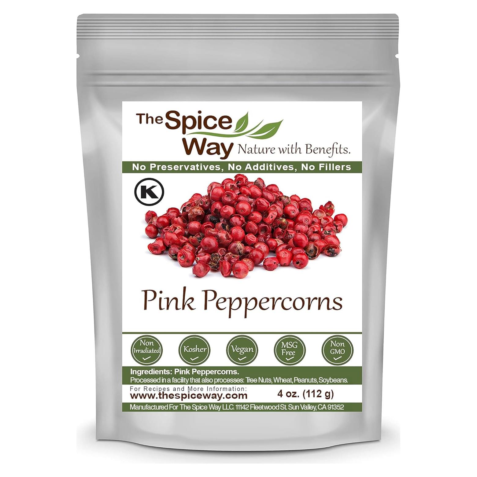 Granos de Pimienta Rosa The Spice Way 113 g - Sabor Dulce