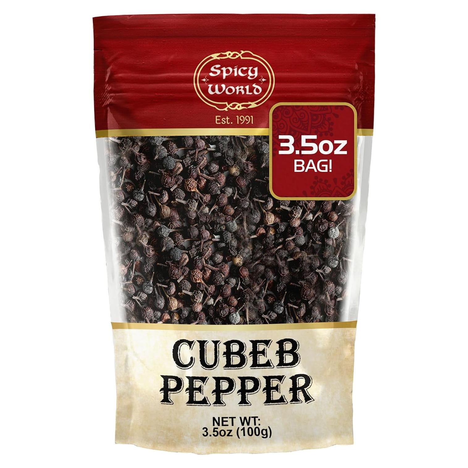 Pimienta Cubeb Premium Mundo Picante 100g - Pura y Natural