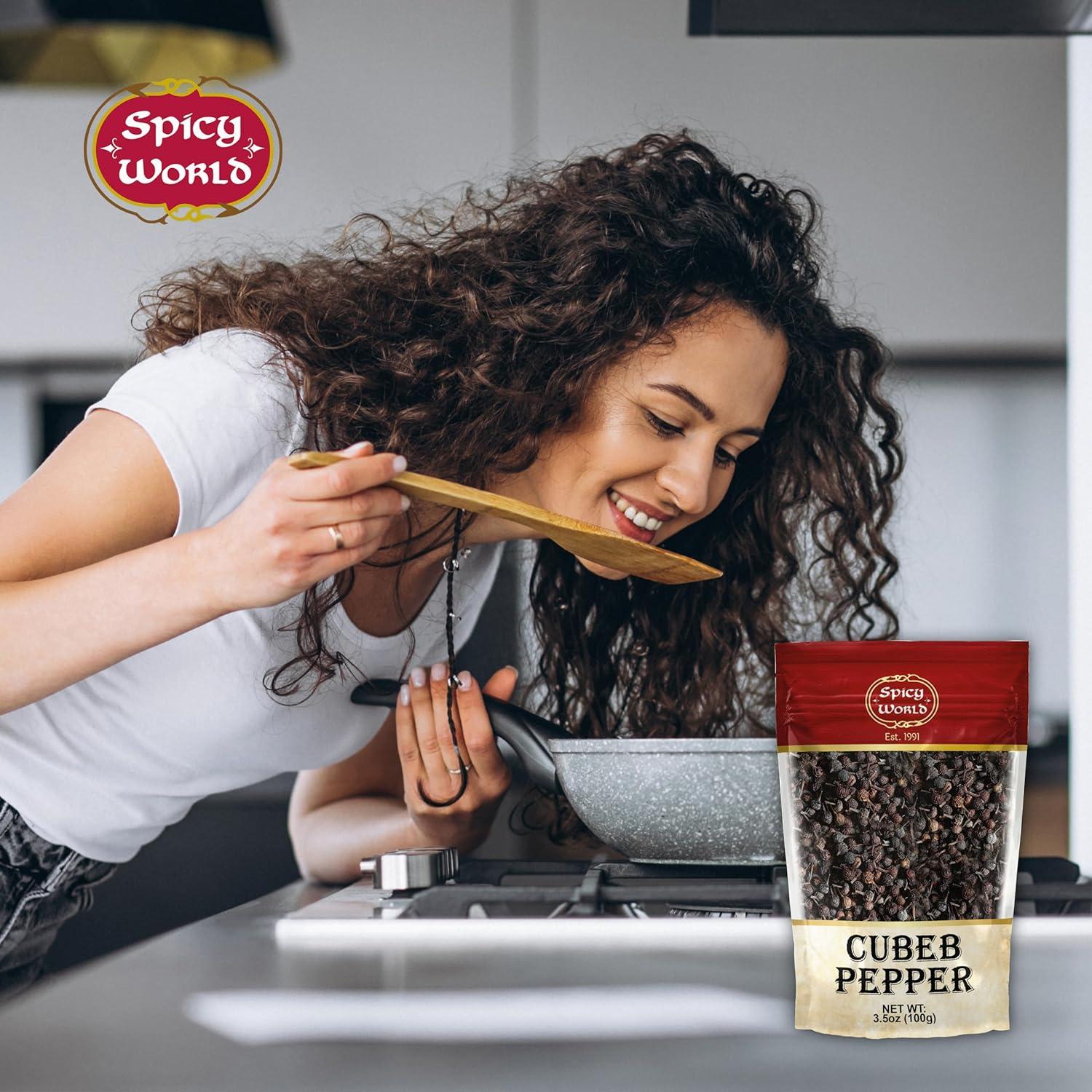 Pimienta Cubeb Premium Mundo Picante 100g - Pura y Natural