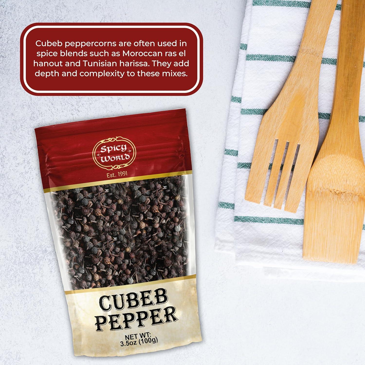 Pimienta Cubeb Premium Mundo Picante 100g - Pura y Natural