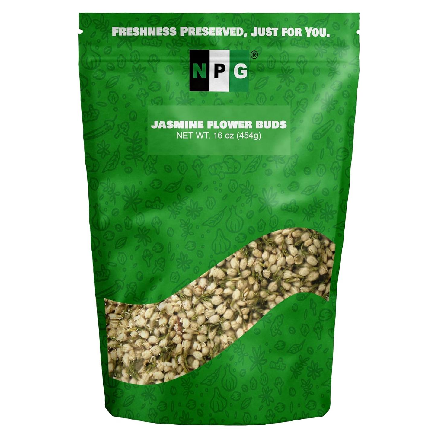 Té de Flores de Jazmín Secas NPG 453.6 g - Aromáticas Naturales