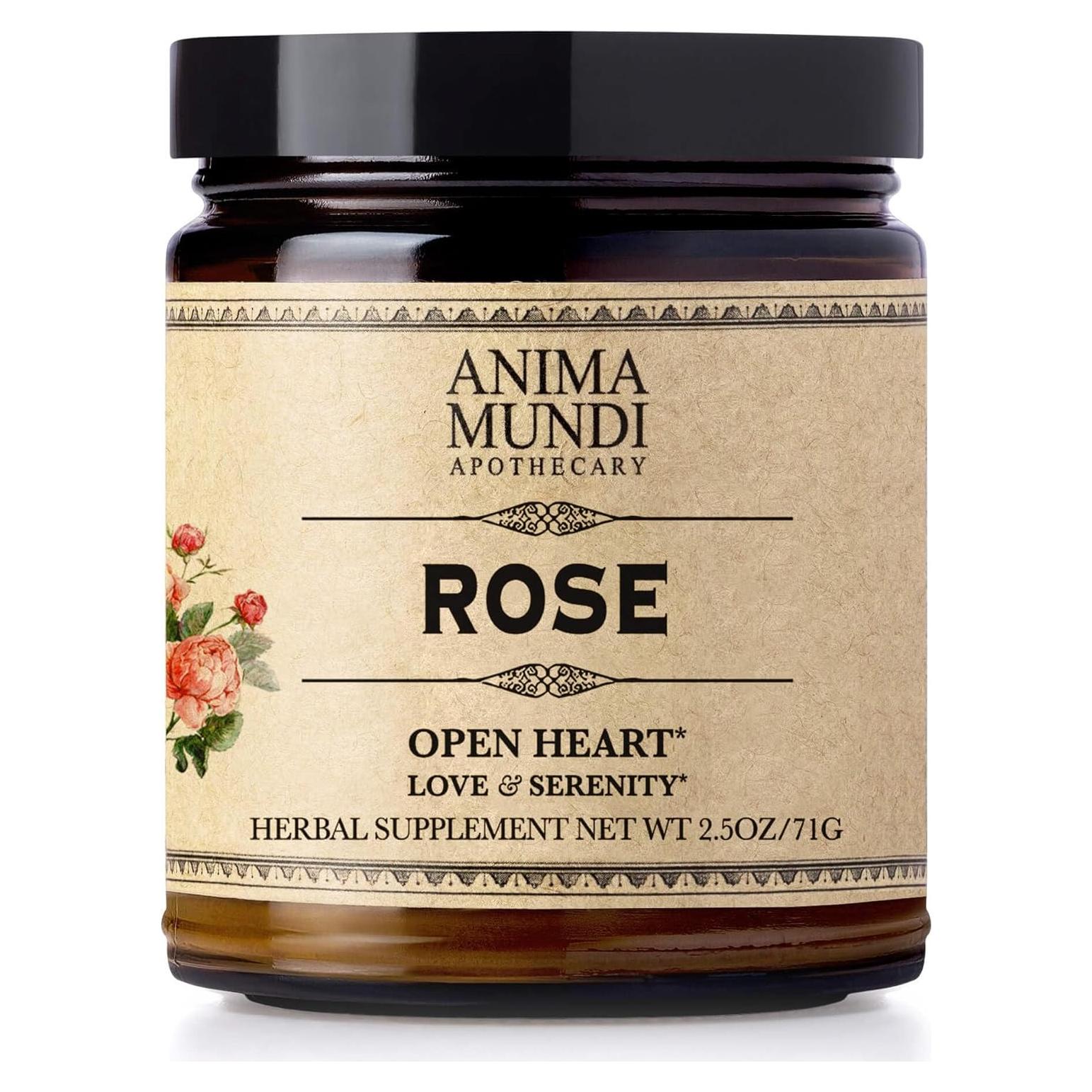 Polvo de Pétalos de Rosa Anima Mundi 71g - Aromático y Comestible