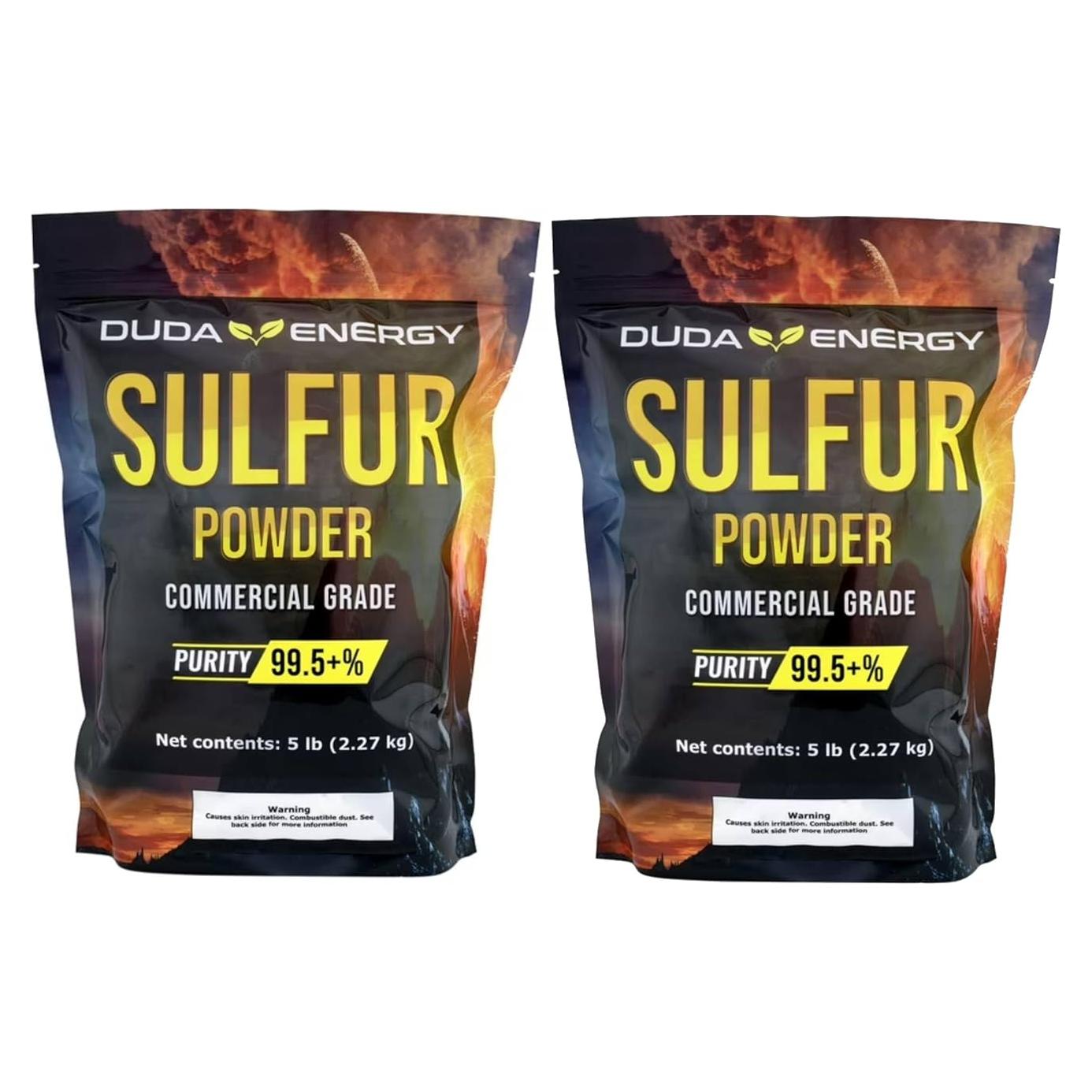 Fertilizante en Polvo de Azufre Amarillo Duda Energy 4.54 kg