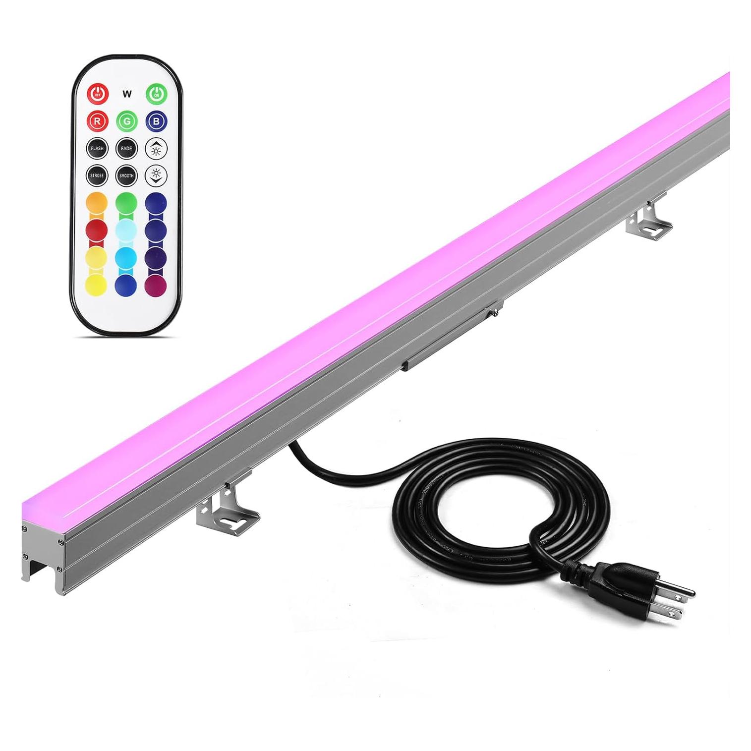 Luz de Lavado de Pared RGBW Khyzm 1.34kg Impermeable