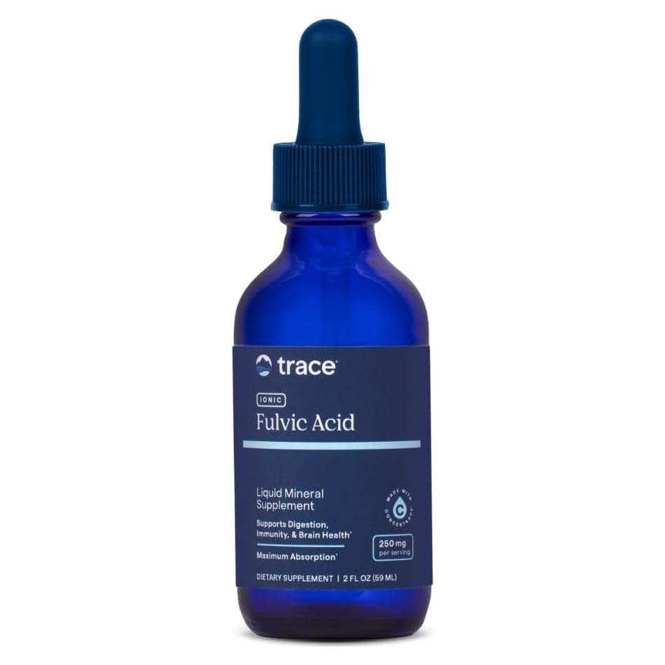 Ácido Fulvico Iónico de Minerales Traza 250mg - Suplemento Líquido 59 Porciones