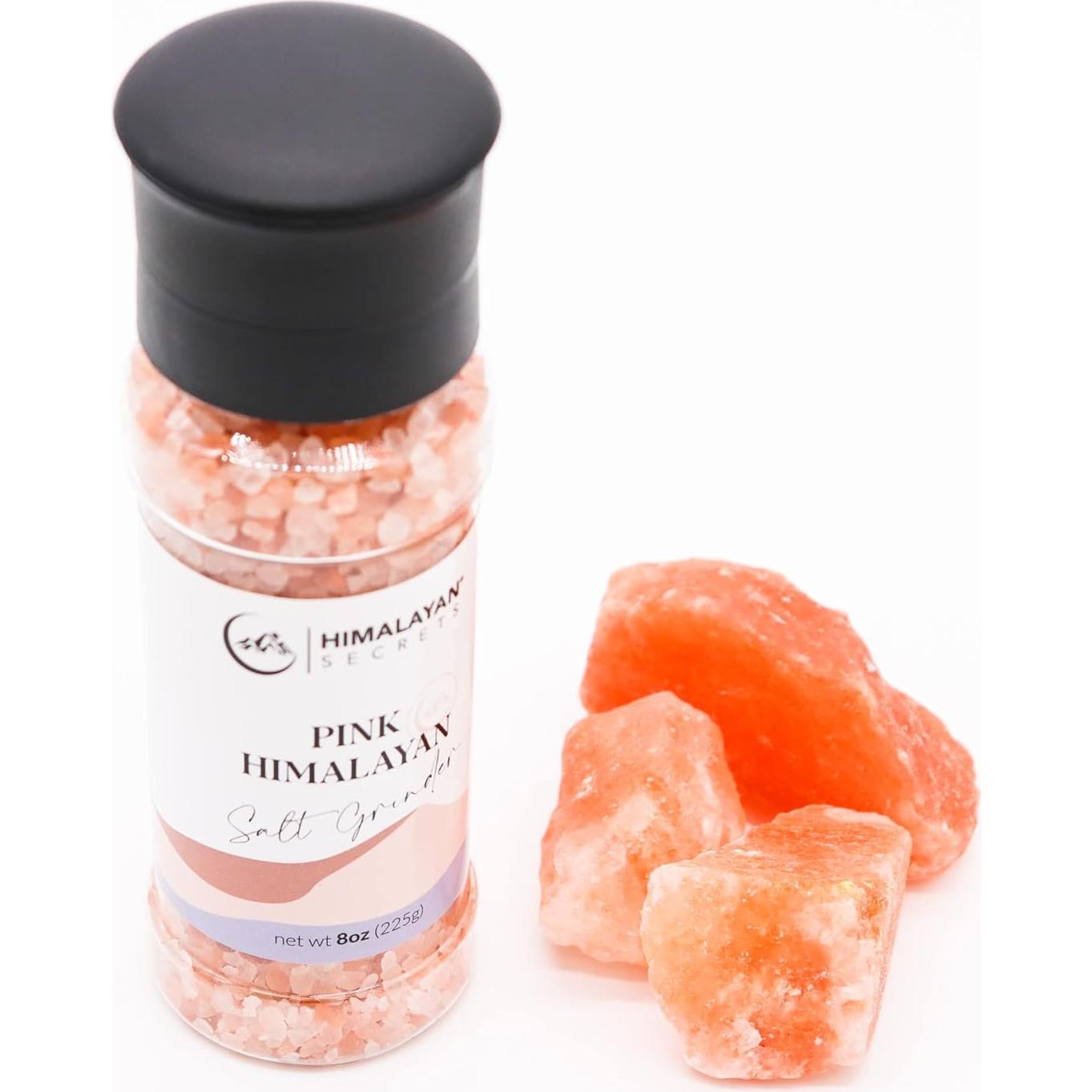 Molino de Sal Rosa Gruesa Himalayan Secrets 226.8 g - Gourmet Natural