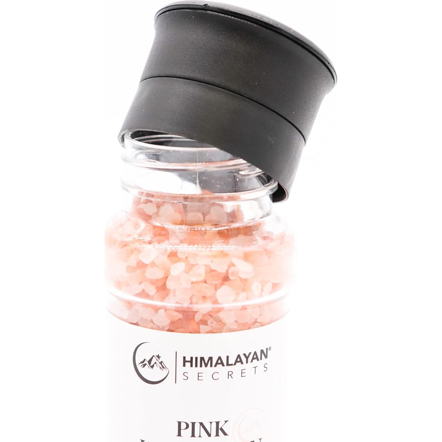 Molino de Sal Rosa Gruesa Himalayan Secrets 226.8 g - Gourmet Natural