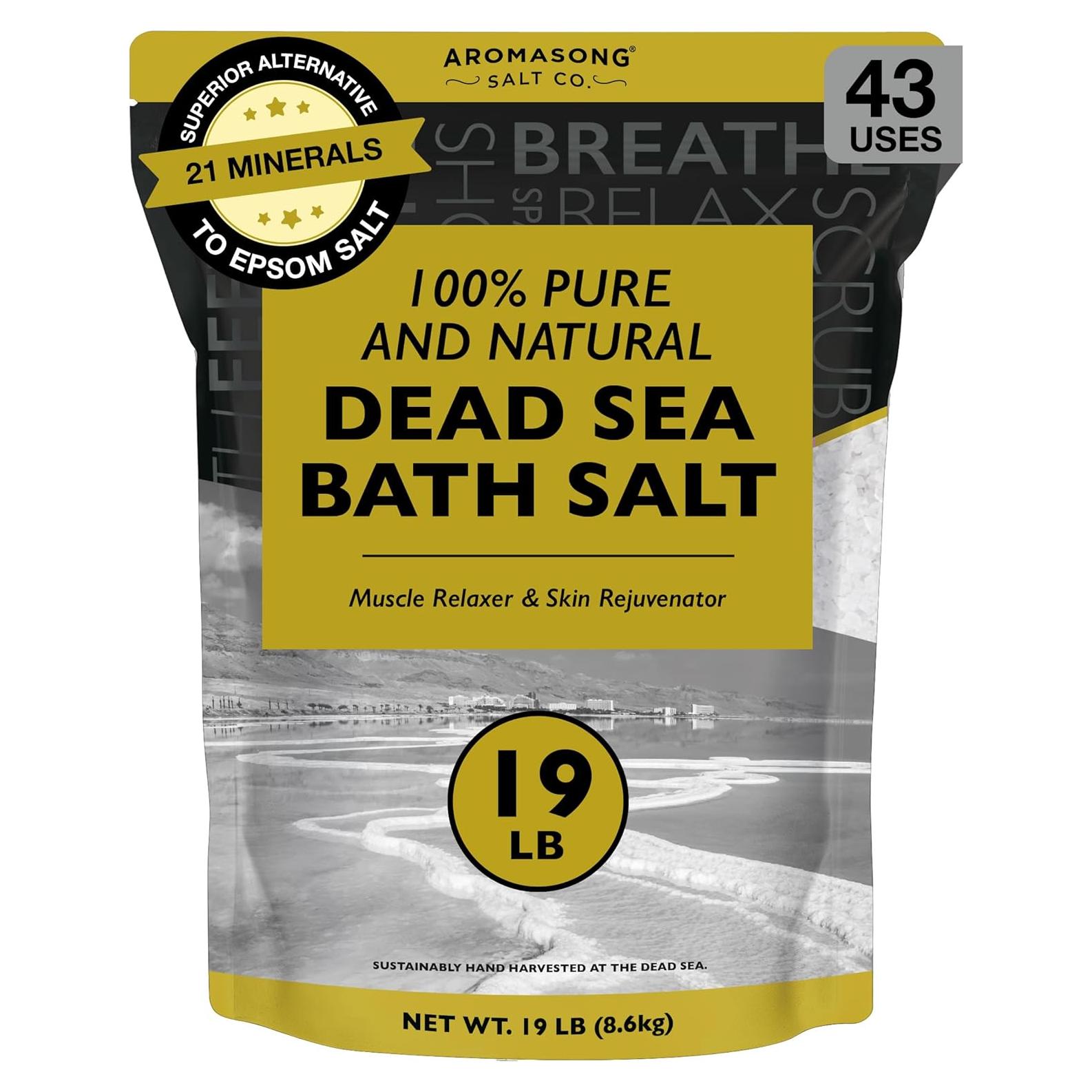 Sal de Baño Spa Aromasong - 8.62 kg - 100% Pura - Sin Fragancia